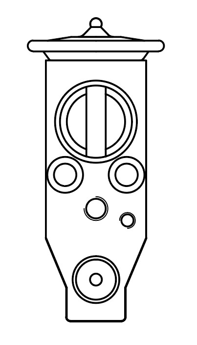 Клапан расширительный кондиционера (ТРВ) для автомобилей Nissan Juke (10-)