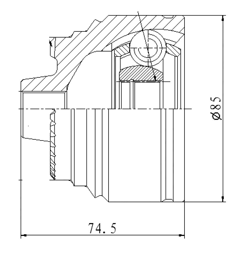 ШРУС наружный передний для автомобилей BMW X5 G05 (18-) 3.0D