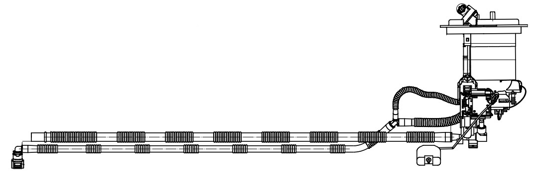 Модуль топливозаборника для автомобилей Mercedes-Benz E W212 (09-)/С W204 (06-) 1.8i/2.0i