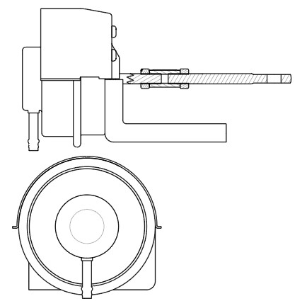Актуатор турбокомпрессора для а/м Hyundai Santa Fe (06-) 2.2CRDi [D4E8] (тип TF035 VGT)