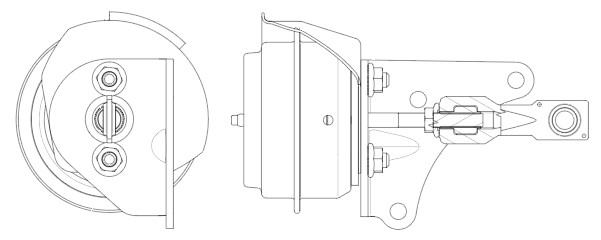 Актуатор турбокомпрессора для а/м SsangYong Kyron/Actyon (05-) 2.0D [D20DT] (тип GTB1549V)