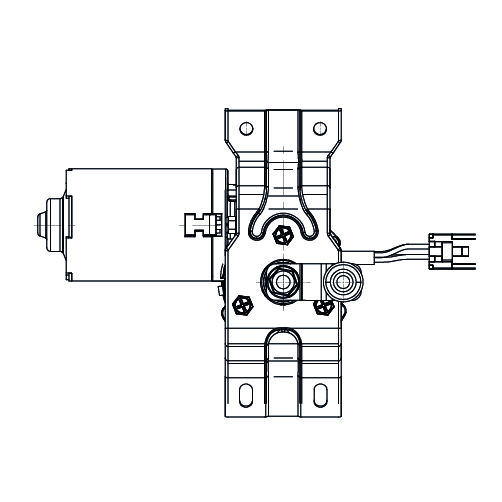Моторедуктор стеклоочистителя для автомобилей Daewoo Damas (04-)