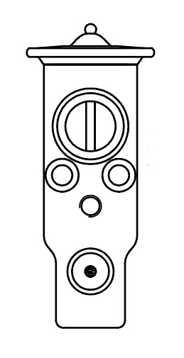 Клапан расширительный кондиционера (ТРВ) для автомобилей Pajero Sport (08-)/L200 (06-)