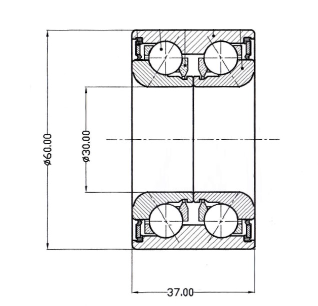 Подшипник ступицы задней для автомобиля Лада 2108