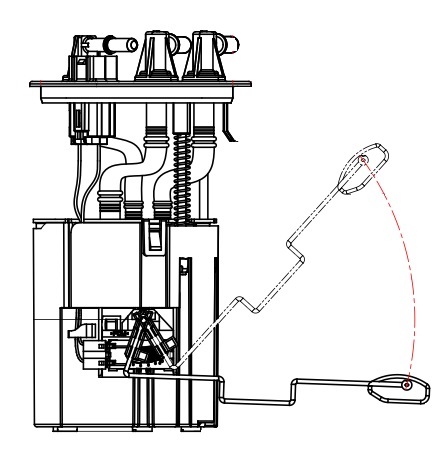 Модуль топливозаборника для автомобилей SsangYong Actyon New (10-) 2.0d