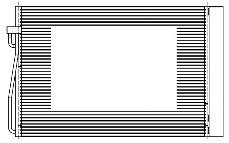 Радиатор кондиционера для автомобилей BMW 5 (E60/61) (03-)