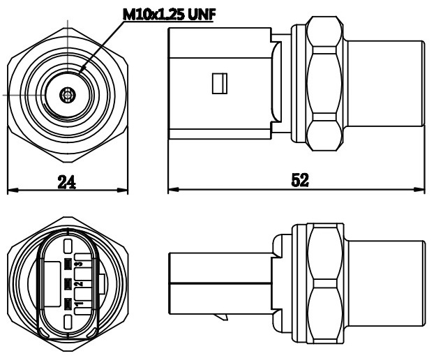 Датчик давления хладагента Octavia А7 (13-)