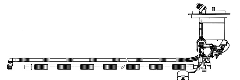 Модуль топливозаборника для автомобилей Mercedes-Benz С W204 (06-) 1.8i/GLK X204 (08-) 3.0i усиленный топливный насос