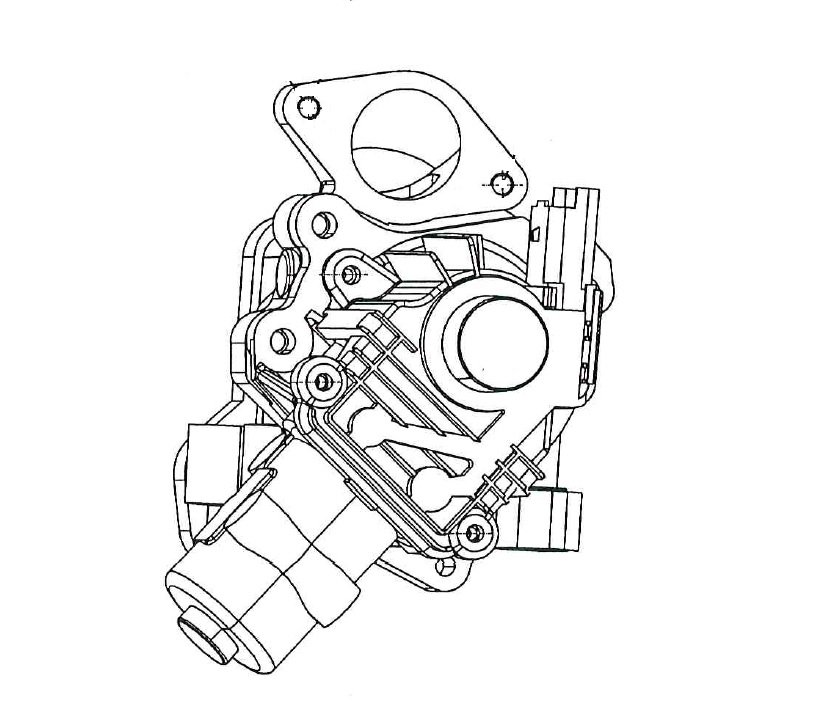 Клапан EGR (рециркуляции отработавших газов) для автомобилей Ford Mondeo (07-)/C5 (04-) 2.2D