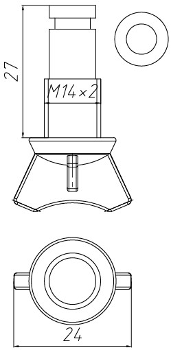 Пробка сливная радиатора охлаждения для а/м Kia/Hyundai