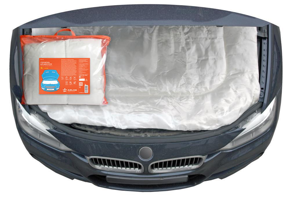 Утеплитель для двигателя, стеклоткань (210г/м2), цвет белый, 140*90см