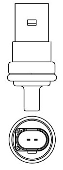 Датчик температуры для автомобилей VW Polo Sedan (10-)/Golf VI (08-)/Tiguan (08-)/Skoda Rapid (12-)/Yeti (09-)/Octavia A5 (04-)/Octavia A7 (12-)/Fabia (07-)
