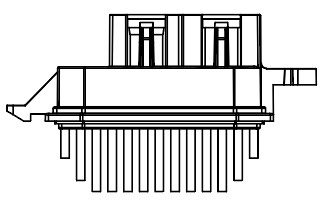 Резистор электровентилятор отопителя для автомобилей Nissan Qashqai (13-) (UK)/Renault Fluence (10-)