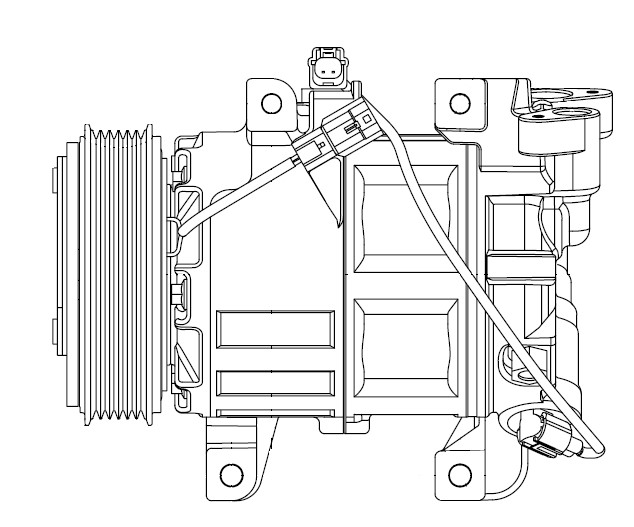 Компрессор кондиционера для автомобилей X-Trail T32 (14-)/Teana (L33) (14-) 2.5i