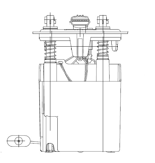 Модуль топливозаборника для автомобилей Renault Duster (10-) 1.5dCi