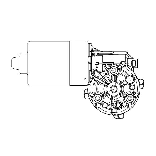 Моторедуктор стеклоочистителя для автомобилей Ford Focus I (98-) (перед.)