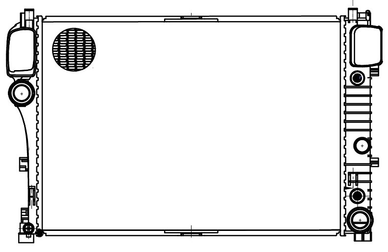 Радиатор охлаждения для автомобилей S-classe (W221) (05-) (LRc 15121)