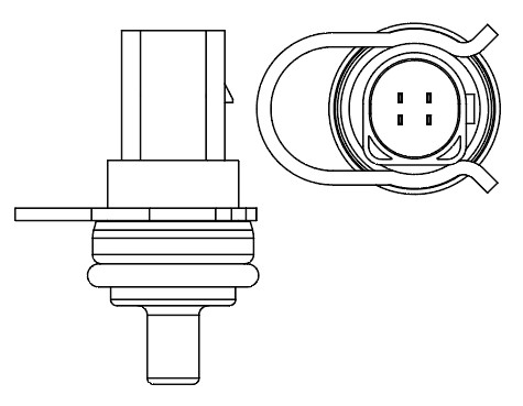 Датчик температуры для автомобилей VW Golf IV (98-)/Golf V (03-)/Passat B5 (96-)/Jetta (04-)/Skoda Octavia (96-)/Audi A6 (C5) (97-)/A4 (B5) (94-)