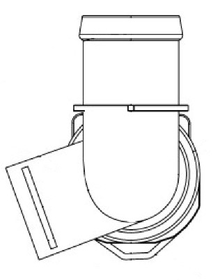 Фланец системы охлаждения для автомобилей Skoda Octavia A7 (13-)/Kodiaq (16-)/VW Tiguan II (16-)