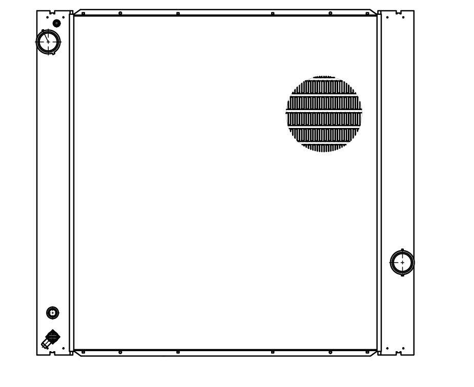 Радиатор охлаждения для автомобилей Range Rover III (02-) 4.4i (дв.M62)