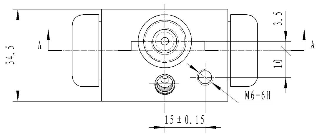 Цилиндр тормозной для автомобилей Renault Sandero / Stepway (07-) c ABS задний левый / правый d=17.5мм