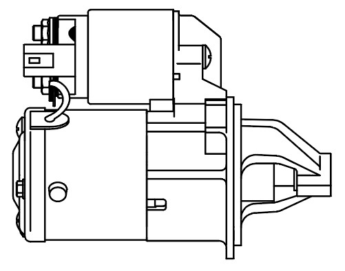 Стартер для автомобилей Kia Ceed (12-) 1.4i/1.6i/Hyundai i30 (11-) 1.6i 1,2кВт (10 зуб.)