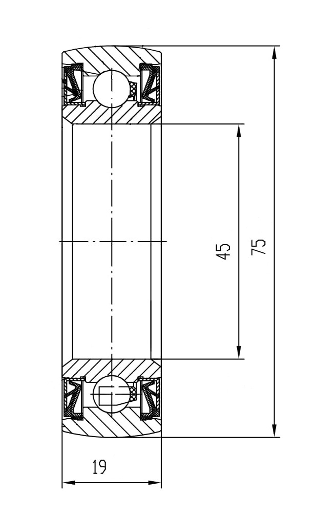 Подшипник приводного вала для автомобилей Ford Focus II (05-)