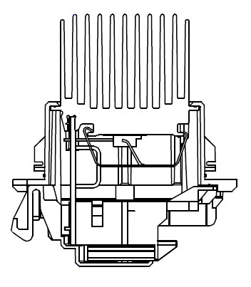 Резистор электровентилятора отопителя для автомобилей Лада Vesta (15-)/Renault Logan II (12-)/Arkana (19-)/Duster II (21-)