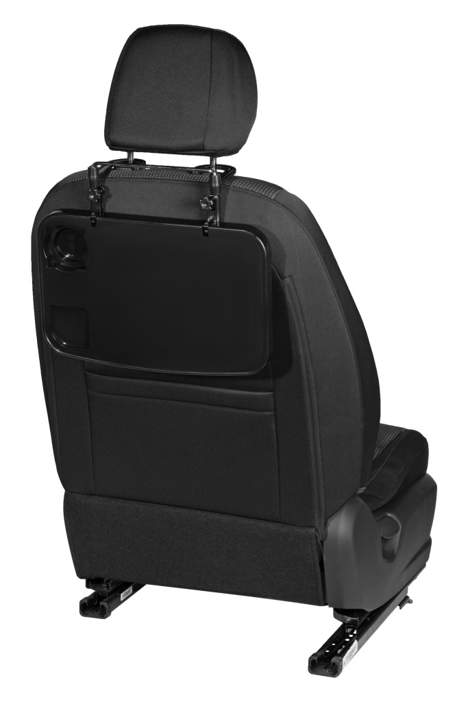 Столик дорожный на спинку сиденья/руль, складной (35.5*23.5*2 см)