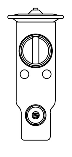 Клапан расширительный кондиционера (ТРВ) для автомобилей Pajero IV (06-)
