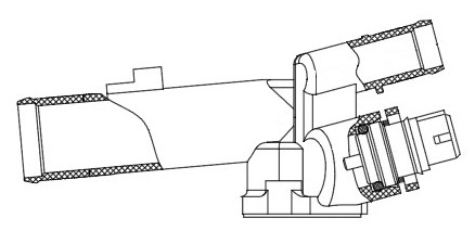 Термостат для автомобилей Duster (10-) 1.5d [K9K] (83°С) (с корпусом и 4-х контактным датчиком)