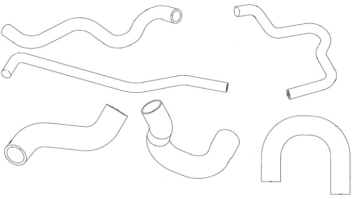 Патрубки охл. для а/м КАМАЗ 5490 (13-)/Mercedes-Benz Axor (01-) (EPDM, кмпл., 6 шт.)