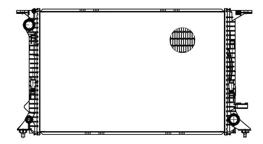 Радиатор охлаждения для автомобилей A4 (07-)/A5 (07-)/A6 (11-)/A7 (10-) 2.7D/3.0D/2.5i/2.8i/3.0i M/A