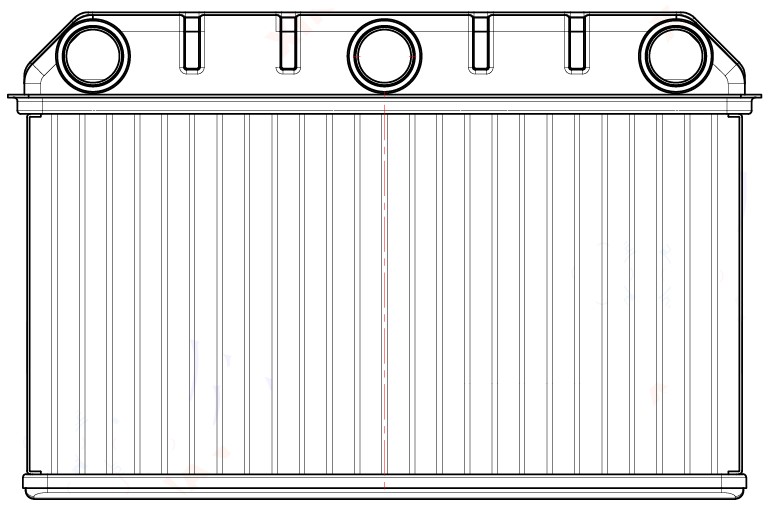 Радиатор отопителя для автомобилей BMW X5 (E70) (06-)/(F15) (13-)/X6 (E71) (07-)/(F16) (14-)