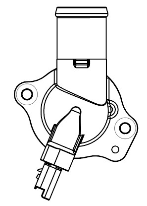 Термостат для автомобилей Changan UNI-K (20-)/Hunter Plus (23-) 2.0T (103°С) (с корпусом)