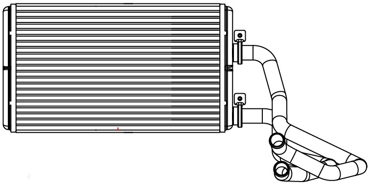 Радиатор отопления для а/м Suzuki Grand Vitara (05-)