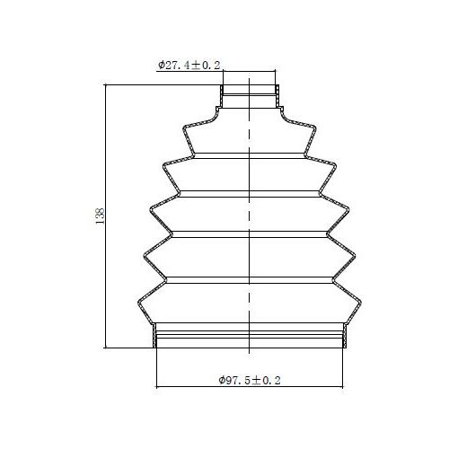 Пыльник ШРУСа наружного для автомобилей Fiat Ducato III (06-)