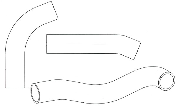 Патрубки охл. для а/м ГАЗель Next (22-)/ГАЗель NN (22-) 2.5D [G] (EPDM, кмпл., 3 шт.)