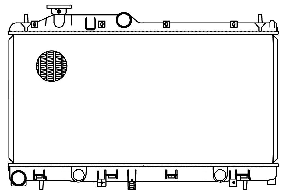 Радиатор охлаждения для автомобилей Subaru Forester S12 (08-) 2.0i/2.5i MT