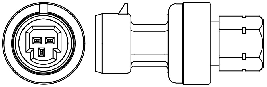 Датчик давления хладагента для автомобилей Лада 2190 "Гранта" (15-)/Vesta (15-)