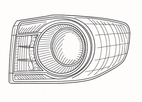 Фонарь задний для автомобилей Toyota Corolla E15 (06-) рестайлинг, внешний, правый
