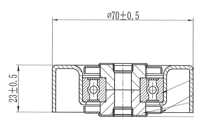 Ролик приводного ремня для автомобилей BMW 5 E34 (88-)/3 (E36) (90-) 2.5d (только ролик натяжной)