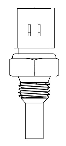 Датчик температуры для автомобилей SsangYong Actyon II (12-)/Kyron (05-)/Actyon Sport I (07-)