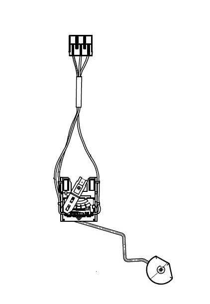 Датчик уровня топлива для автомобилей Hyundai/KIA Solaris II (17-)/Rio (17-) 1.4i/1.6i