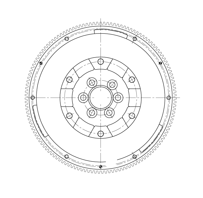 Маховик двухмассовый для автомобилей VW Passat B8 (14- )2.0TDI (дв. CRLB, DBGA)