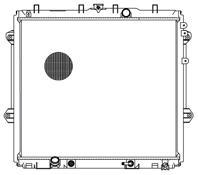 Радиатор охлаждения для автомобилей Toyota Land Cruiser Prado 150 (09-) 4.0i