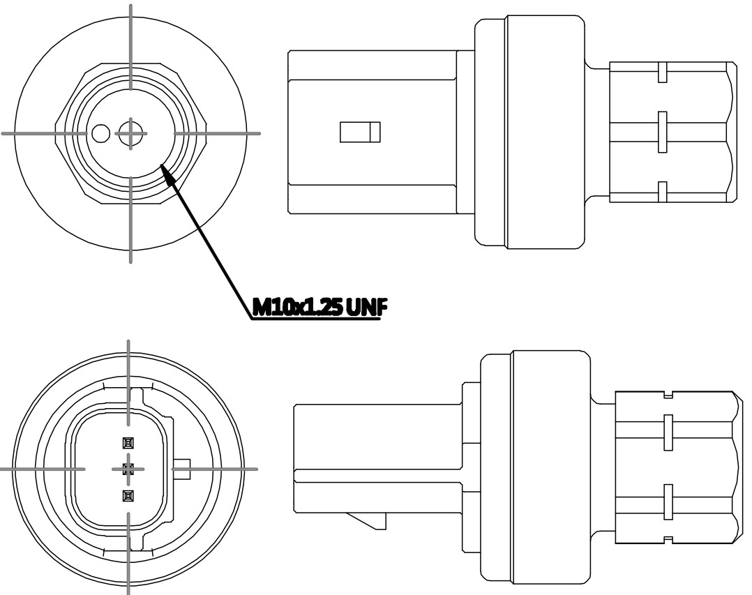 Датчик давления хладагента для автомобилей Ford Focus III (11-)