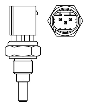 Датчик температуры для автомобилей Geely Atlas (16-)/Emgrand EC7 (09-)/Livan X3 Pro (22-)