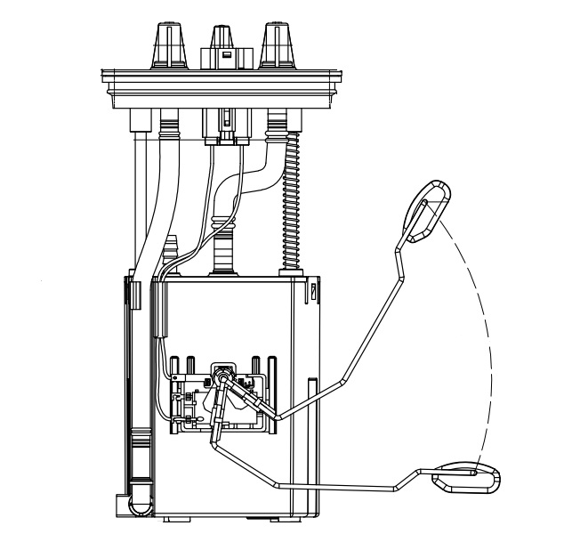 Модуль топливозаборника для автомобилей Hyundai H-1 (07-) 2.5CRDi
