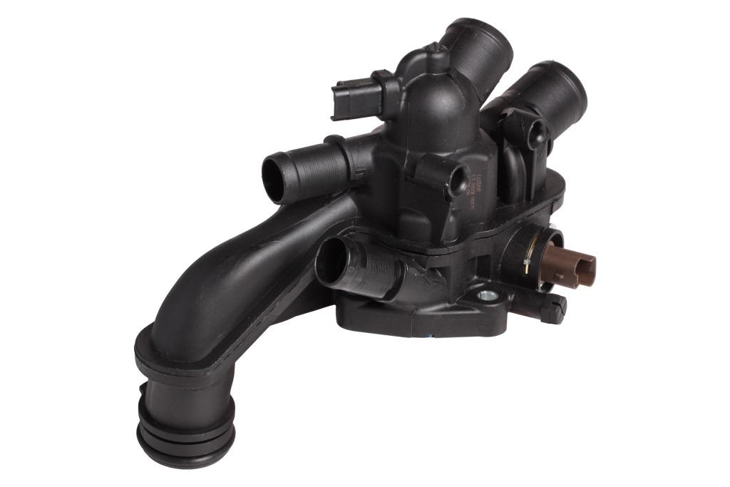 Термостат для автомобилей Peugeot 308 (07-)/Citroen C4 (08-) 1.6i MT (рифленые патрубки и два датчика)